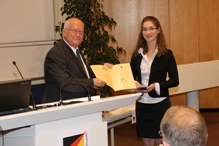 Verleihung der Carl-Schurz-Medaille an Frau Silke Schmitt